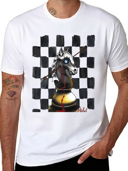 Chess Knight T-Shirt - Edgy Graphic Tee