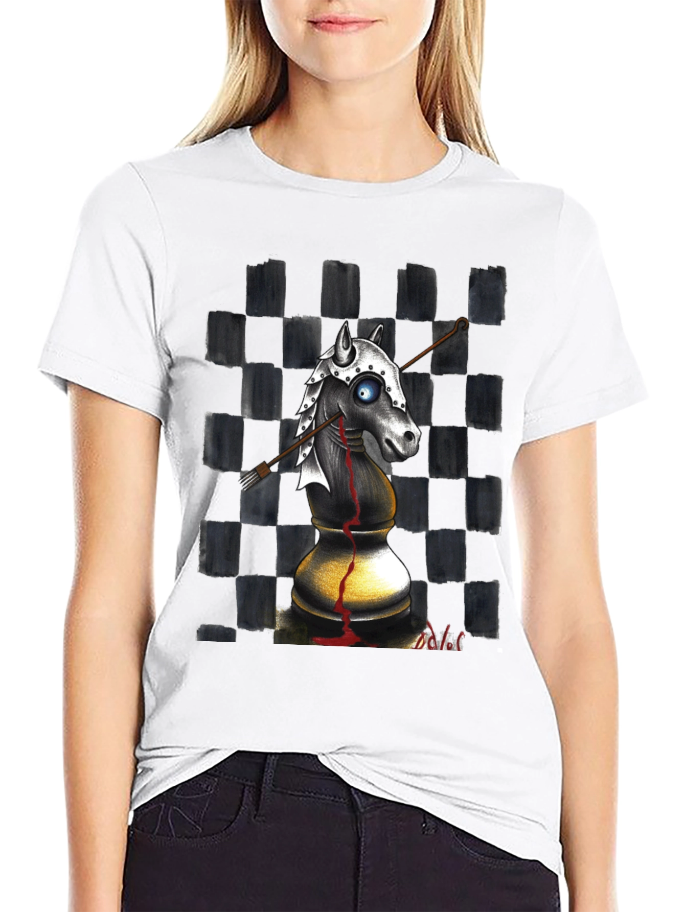 Chess Knight T-Shirt - Edgy Graphic Tee