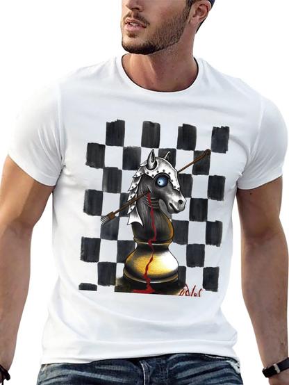 Chess Knight T-Shirt - Edgy Graphic Tee