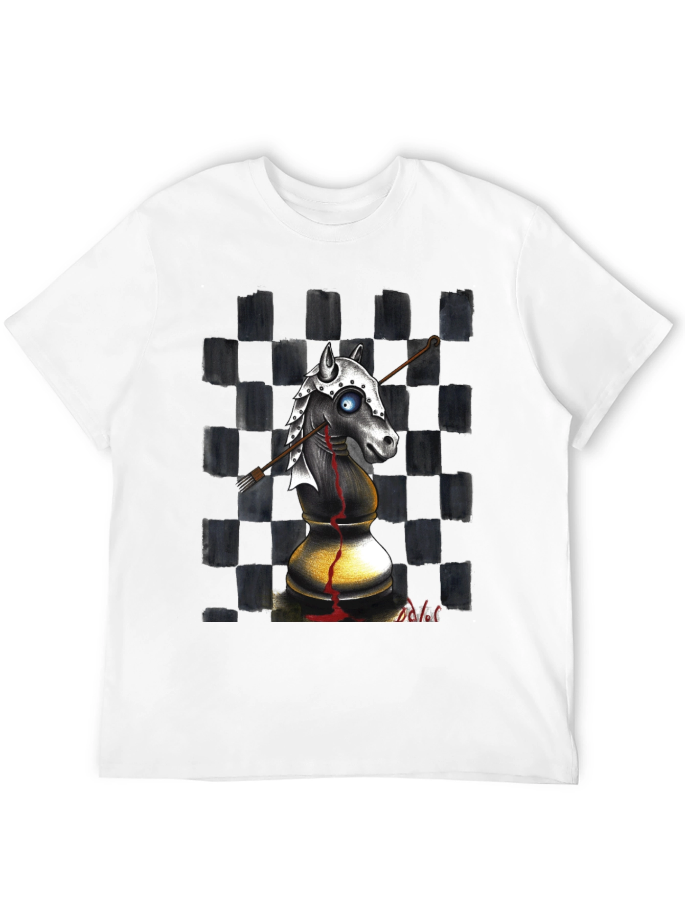 Chess Knight T-Shirt - Edgy Graphic Tee