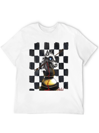 Chess Knight T-Shirt - Edgy Graphic Tee