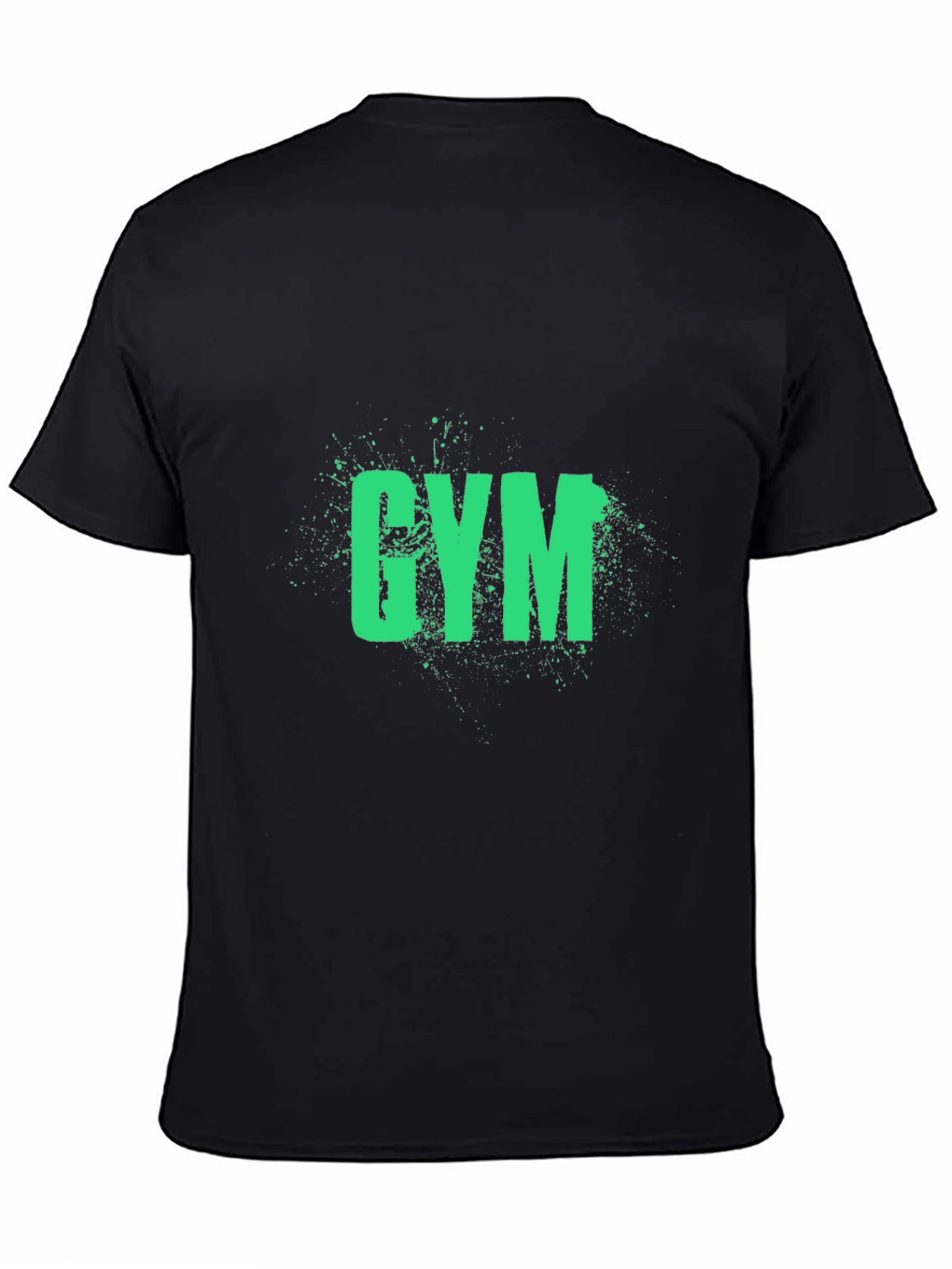 Mens Black Gym T-Shirt