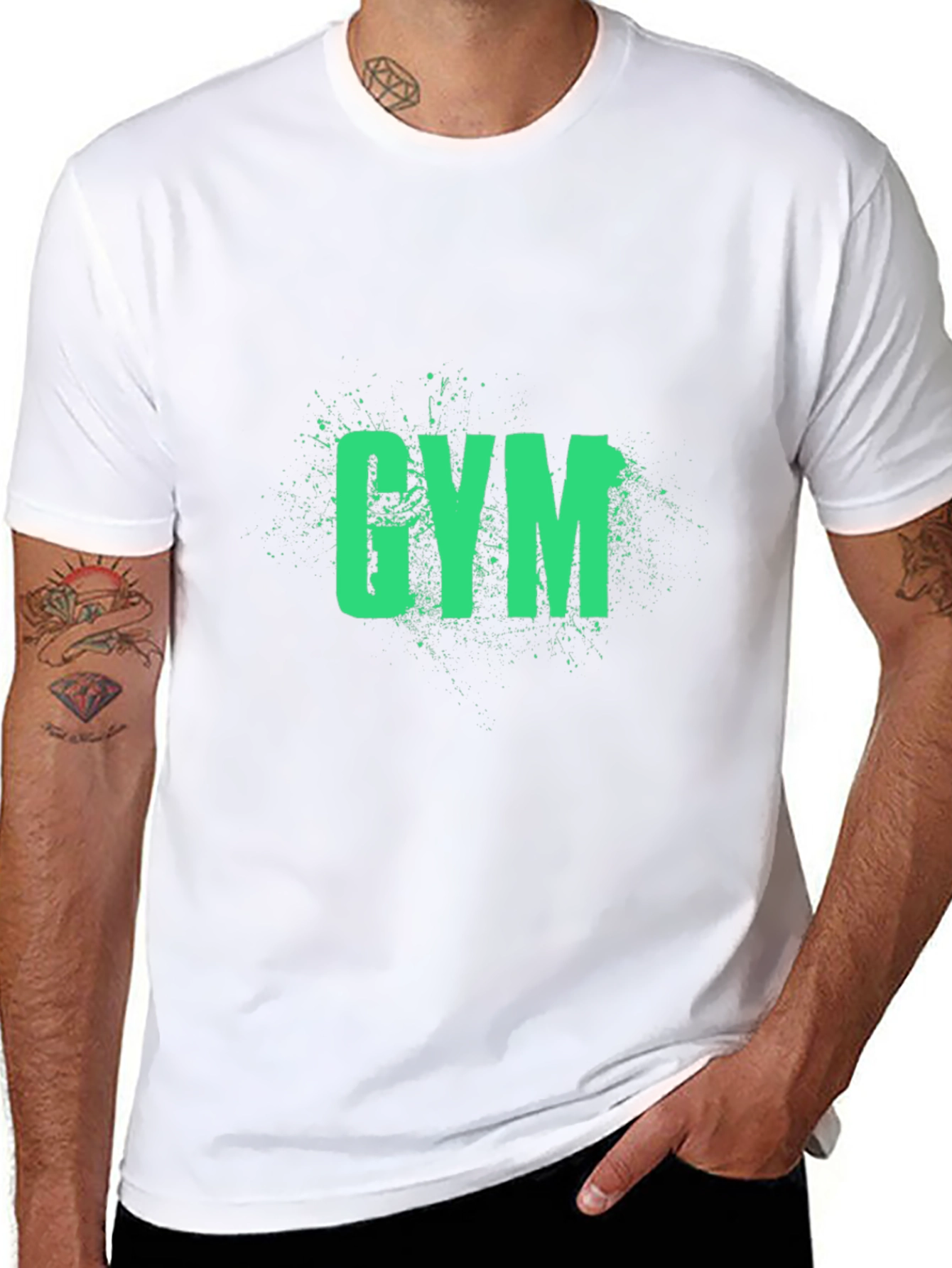 Mens Black Gym T-Shirt