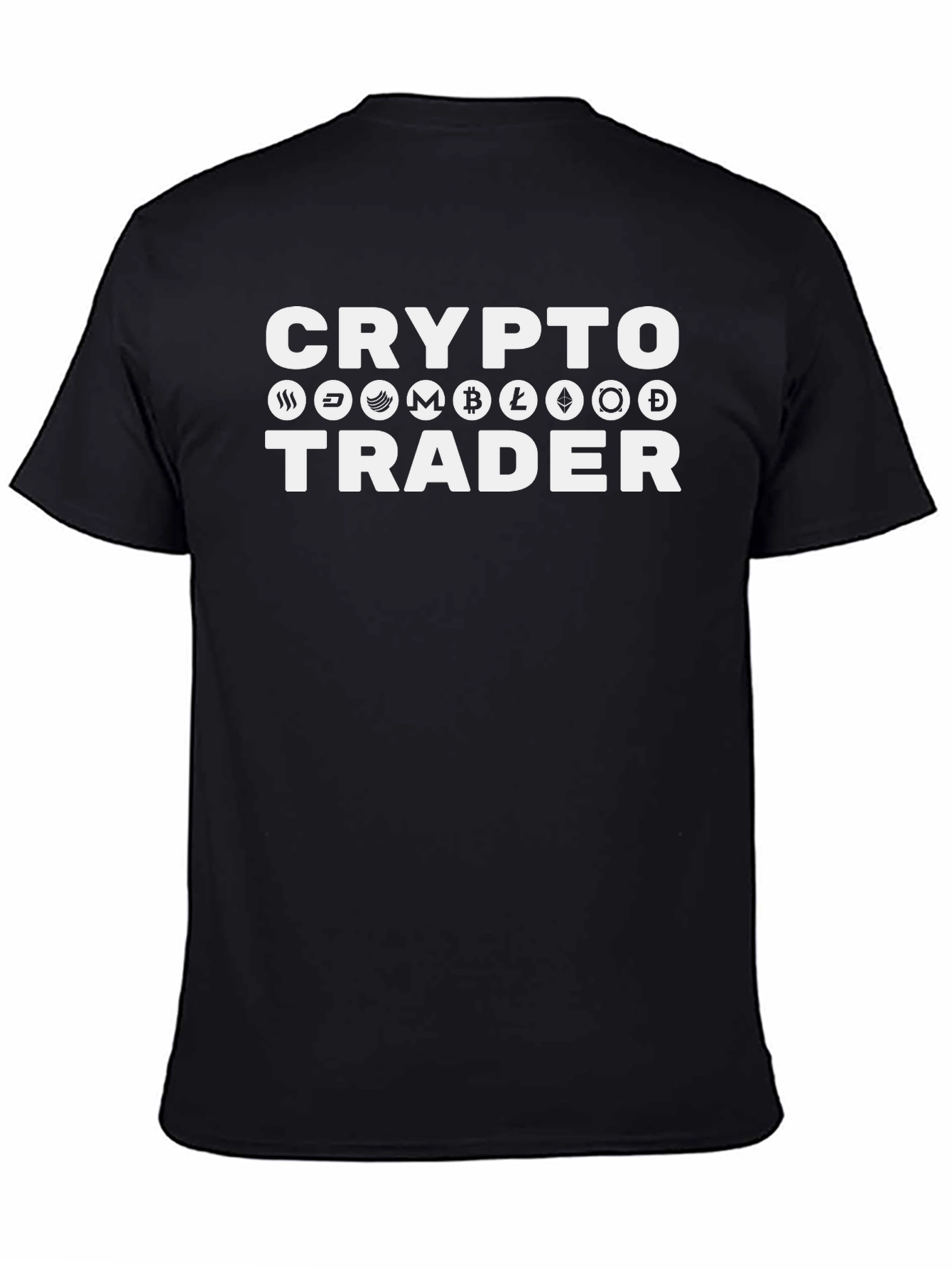 Crypto Trader Black Graphic T-Shirt