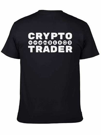 Crypto Trader Black Graphic T-Shirt