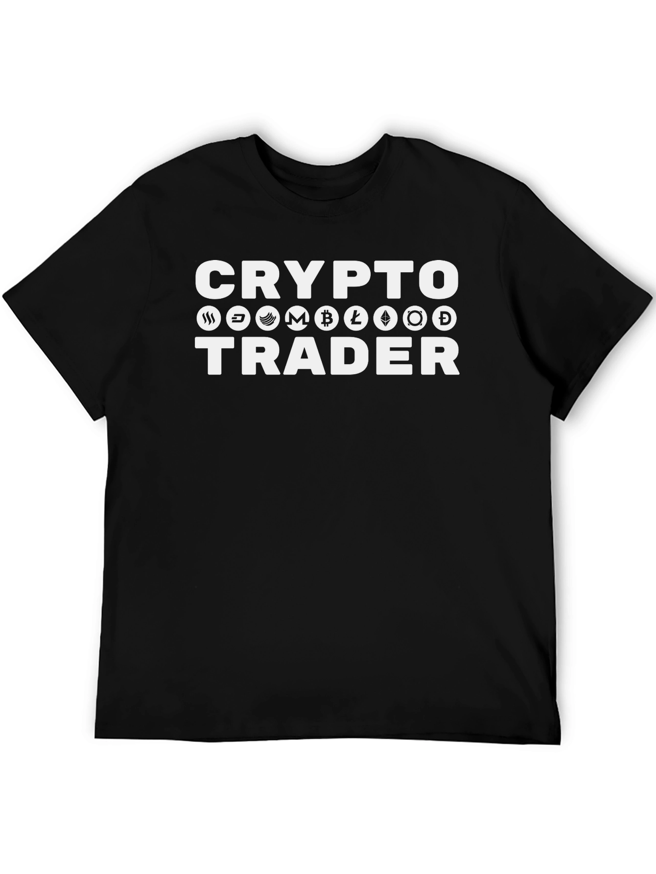 Crypto Trader Black Graphic T-Shirt