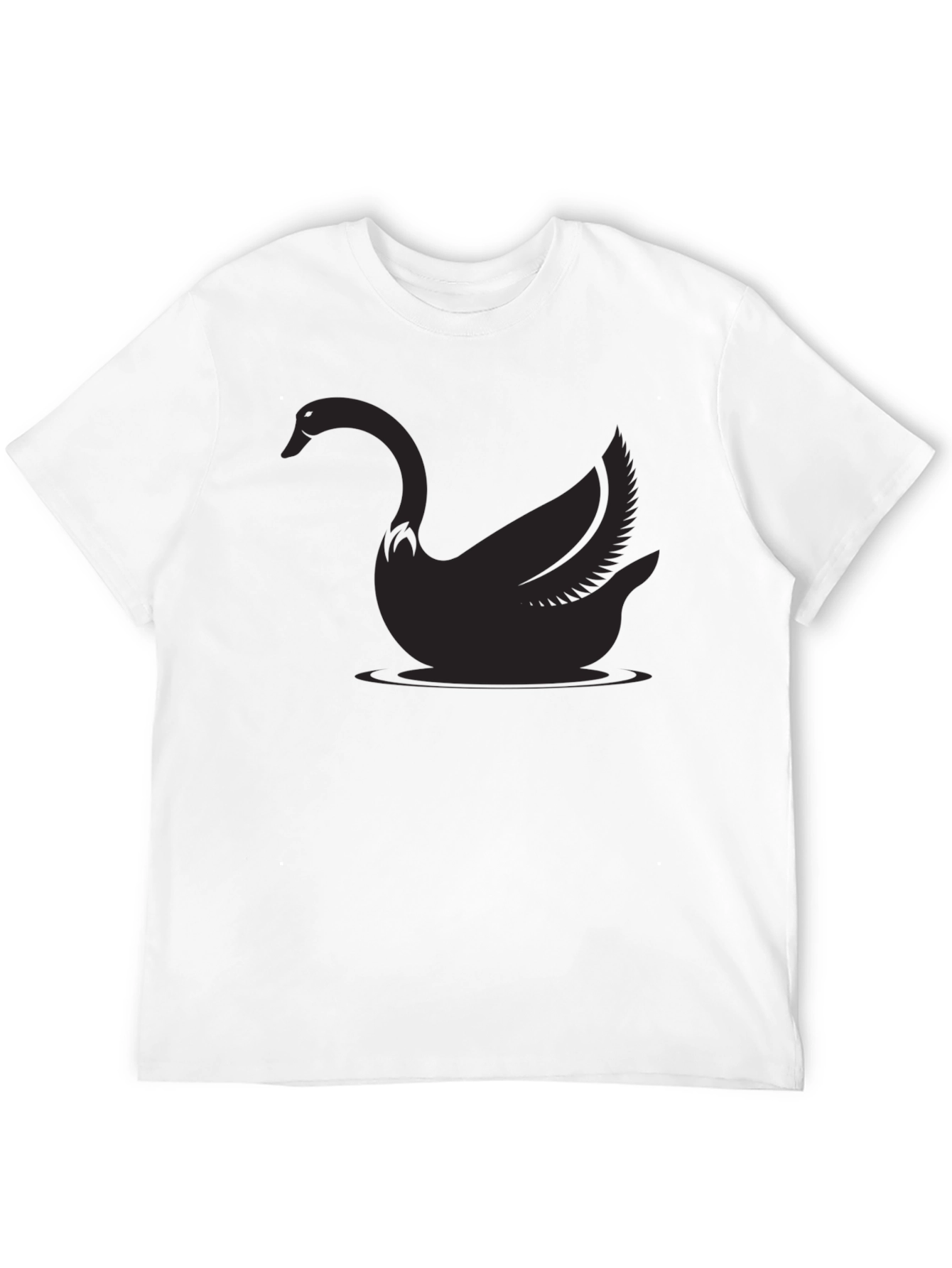 Black Swan Graphic Tee - Mens Casual Shirt