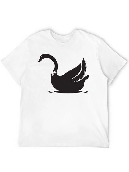 Black Swan Graphic Tee - Mens Casual Shirt