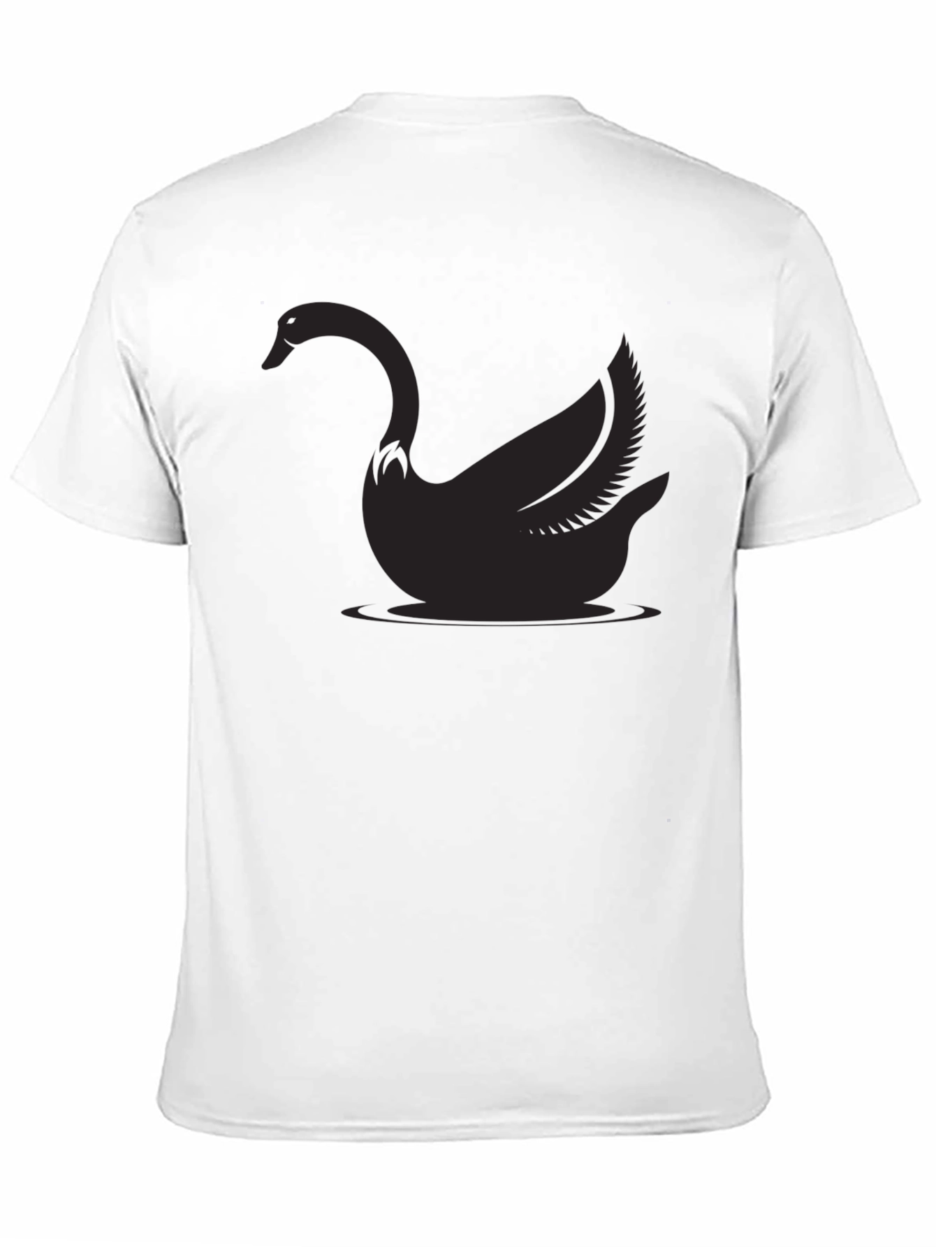 Black Swan Graphic Tee - Mens Casual Shirt