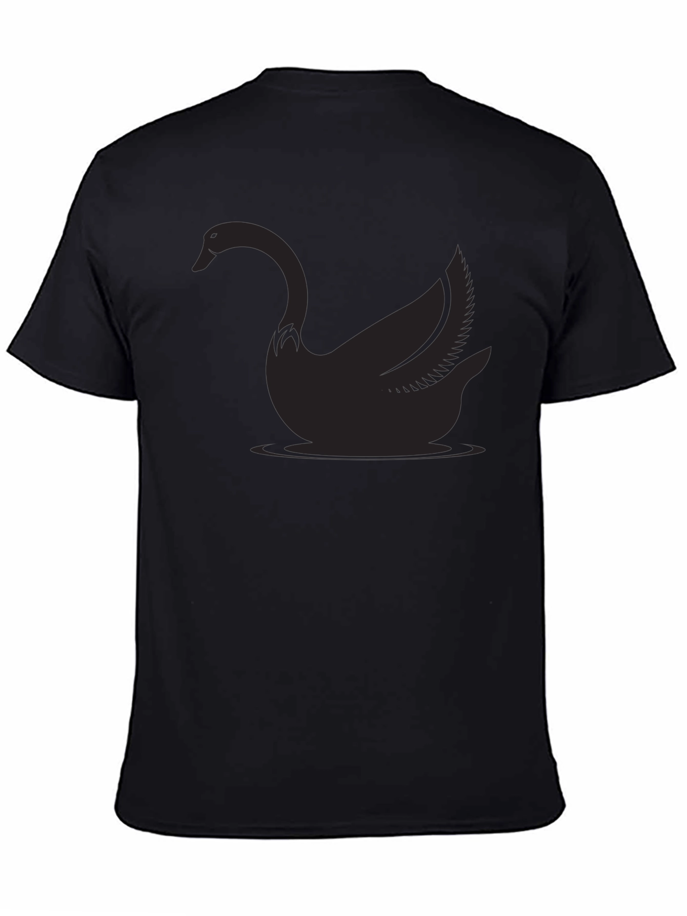 Black Swan Graphic Tee - Mens Casual Shirt