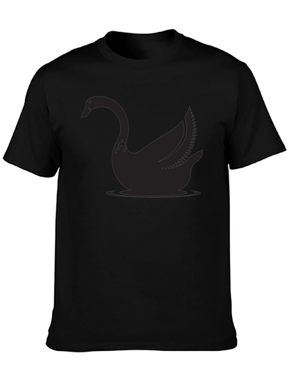 Black Swan Graphic Tee - Mens Casual Shirt