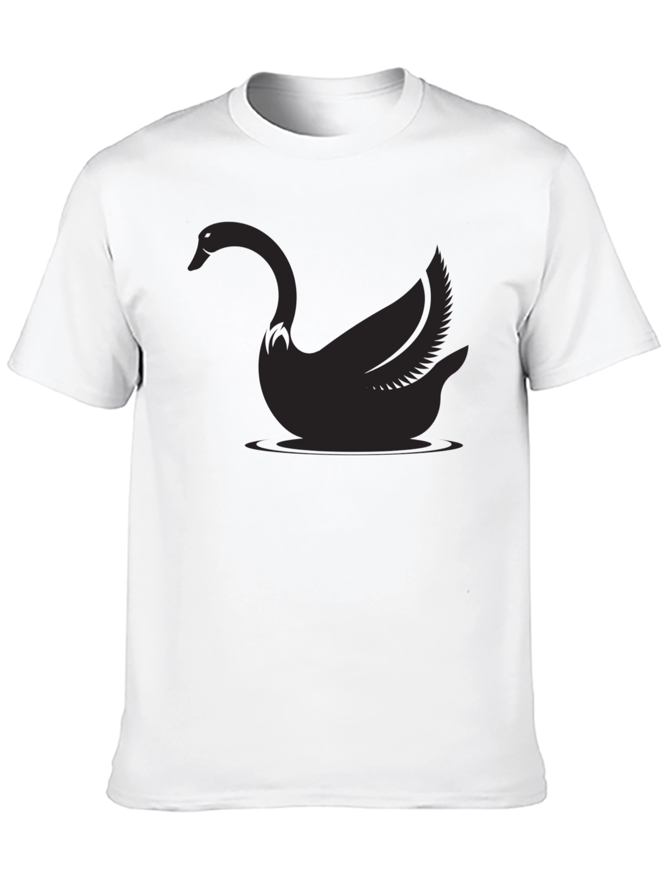 Black Swan Graphic Tee - Mens Casual Shirt