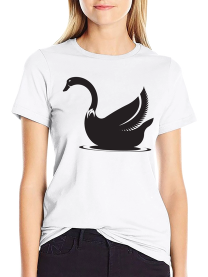 Black Swan Graphic Tee - Mens Casual Shirt