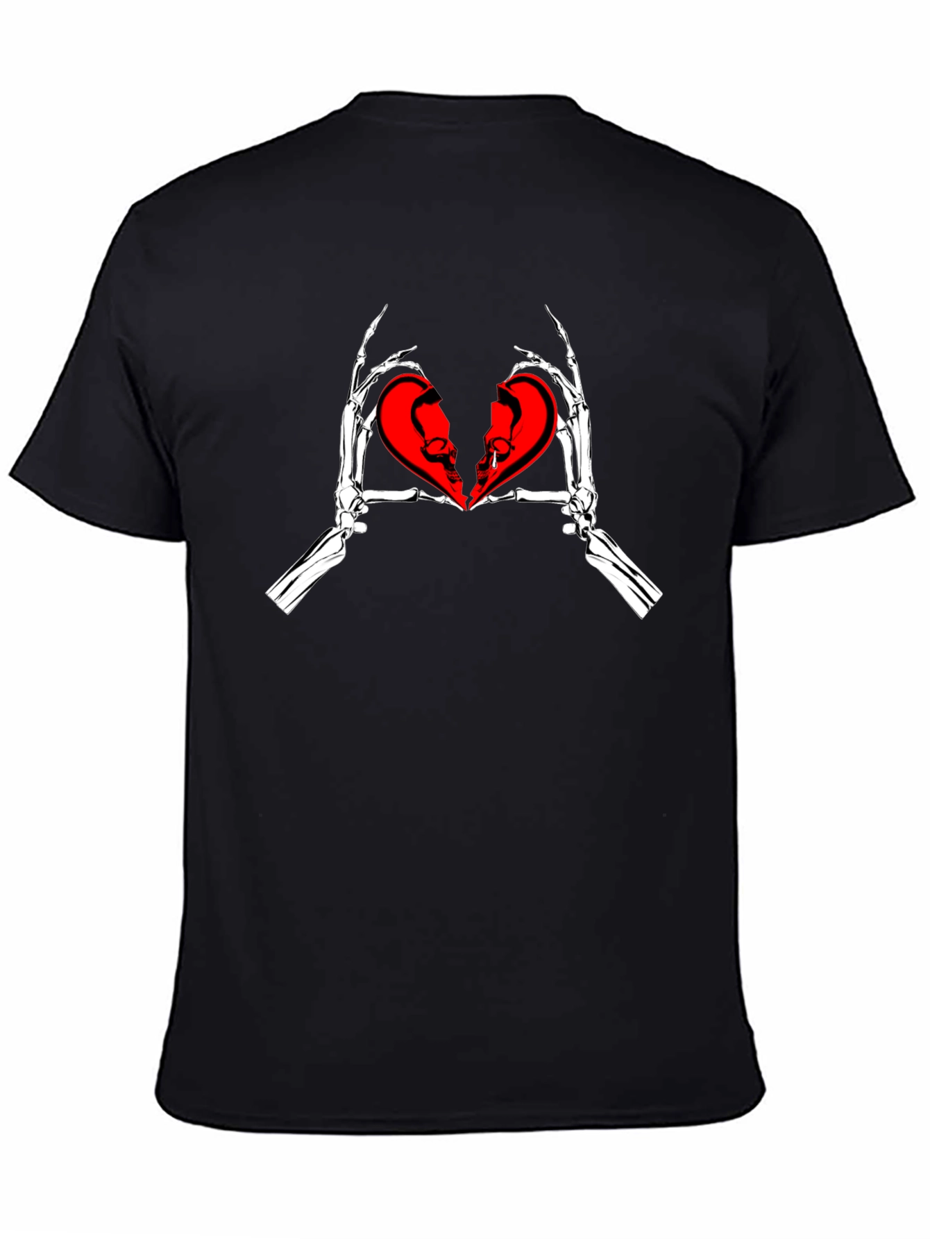 Skeleton Hands Broken Heart T-Shirt