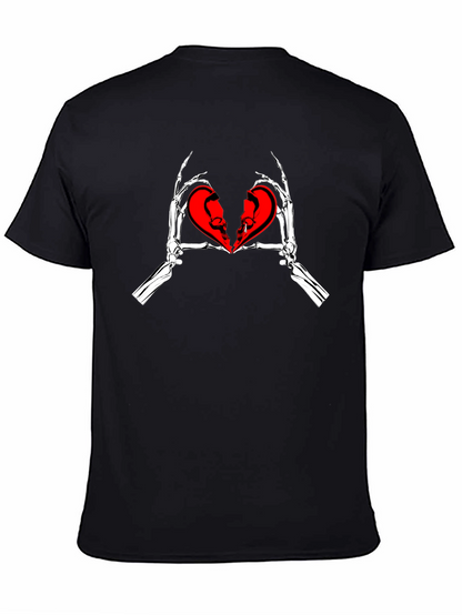 Skeleton Hands Broken Heart T-Shirt