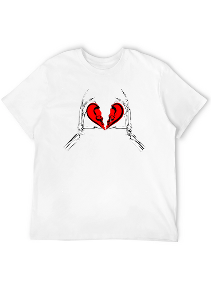 Skeleton Hands Broken Heart T-Shirt