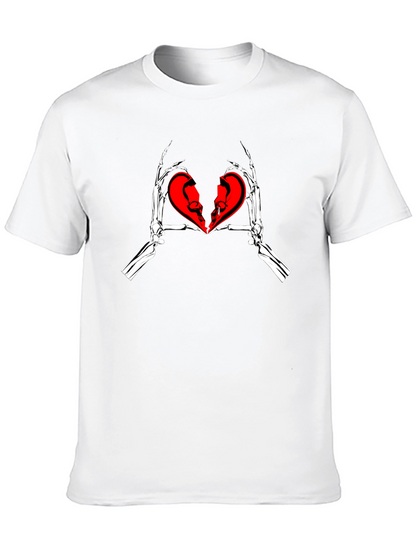 Skeleton Hands Broken Heart T-Shirt