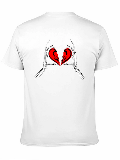 Skeleton Hands Broken Heart T-Shirt
