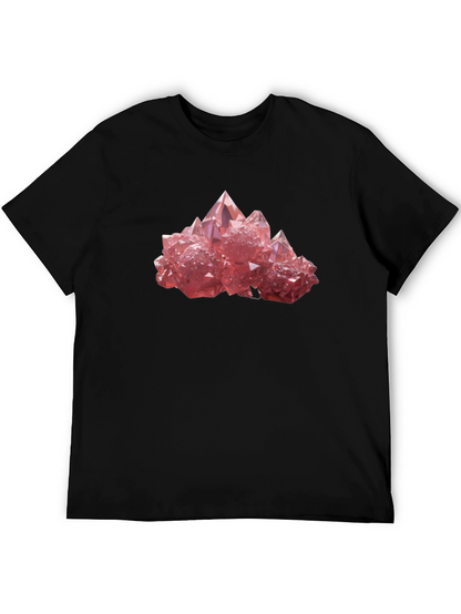 Crystals Graphic Tee - Black