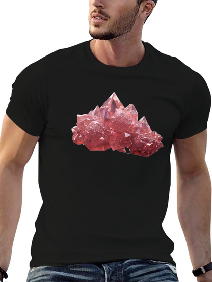 Crystals Graphic Tee - Black