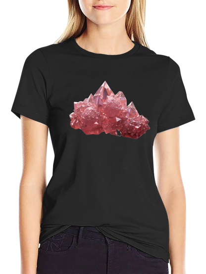 Crystals Graphic Tee - Black