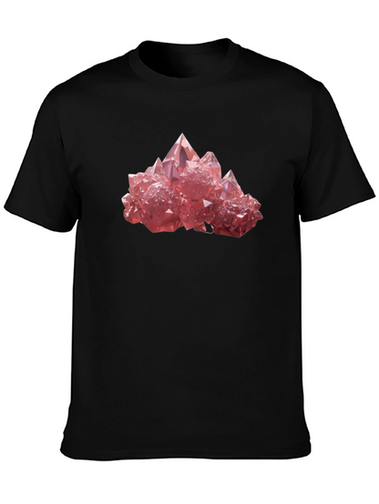 Crystals Graphic Tee - Black
