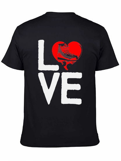 Love Figure Skating Tee - Heart Skates Shirt