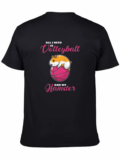Volleyball Hamster T-Shirt - Cute & Comfy