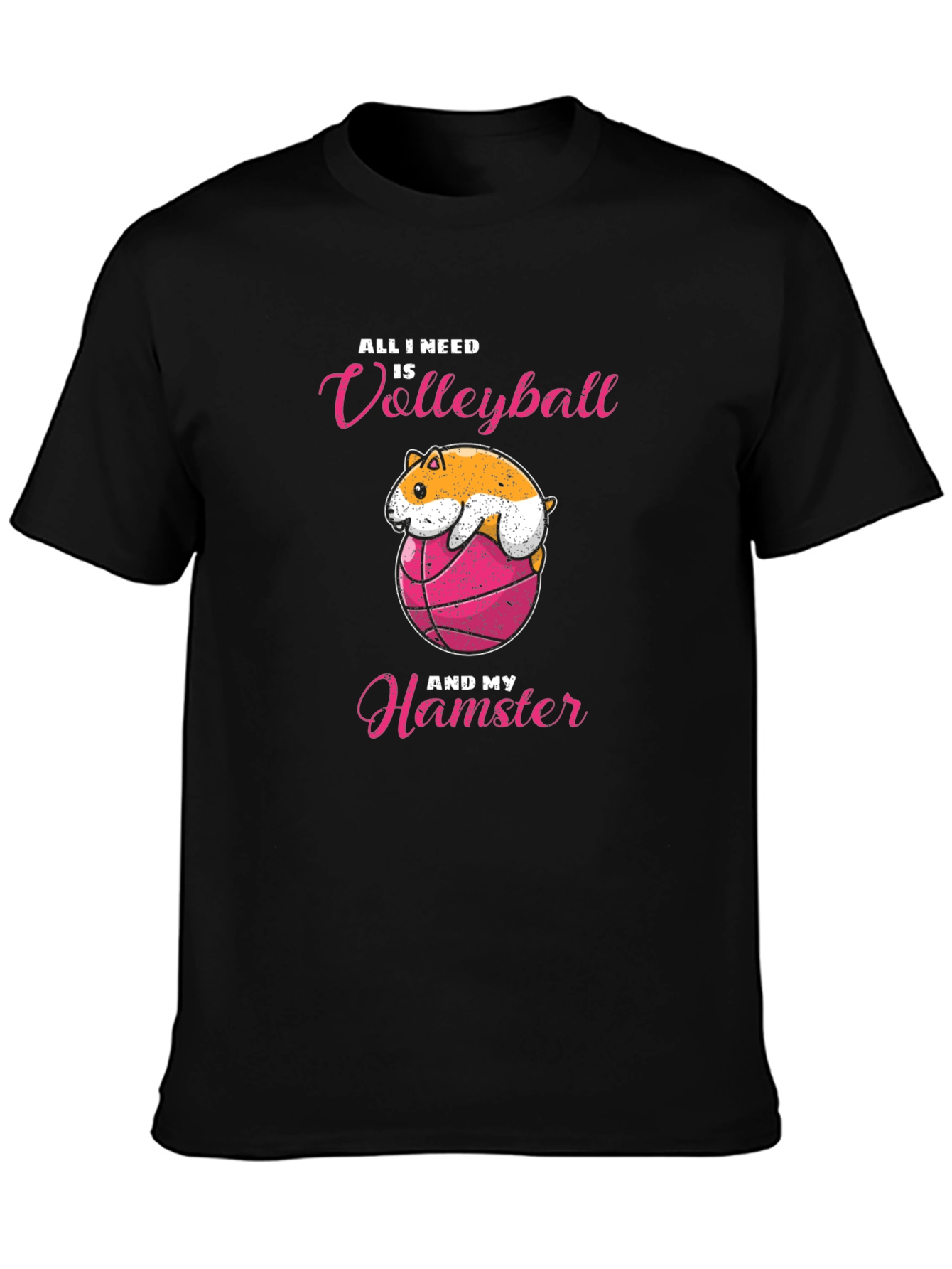 Volleyball Hamster T-Shirt - Cute & Comfy