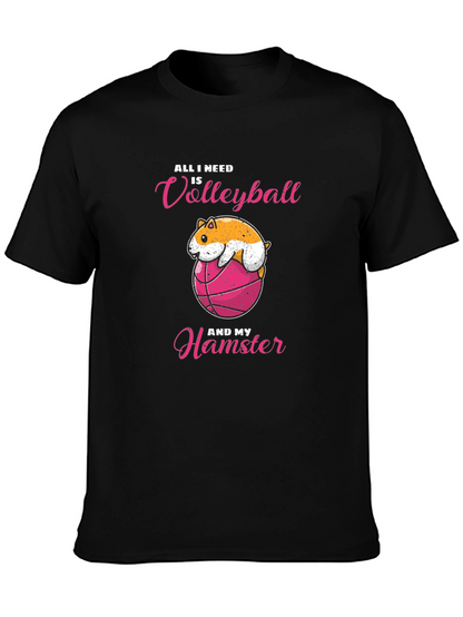 Volleyball Hamster T-Shirt - Cute & Comfy