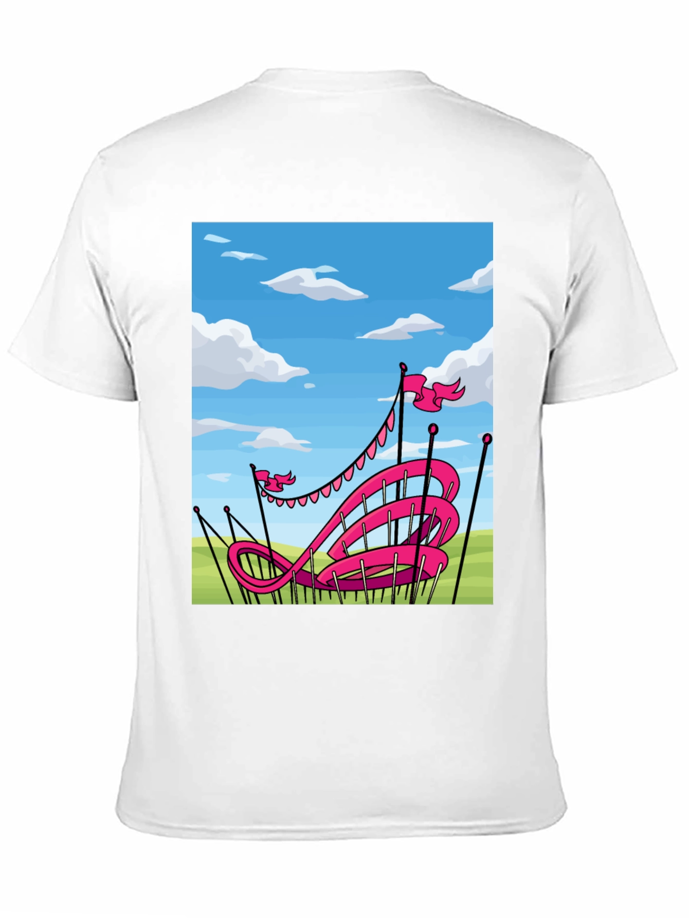 Pink Roller Coaster T-Shirt