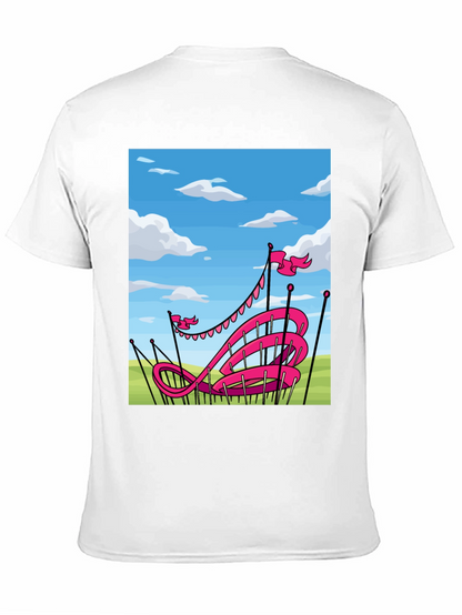 Pink Roller Coaster T-Shirt