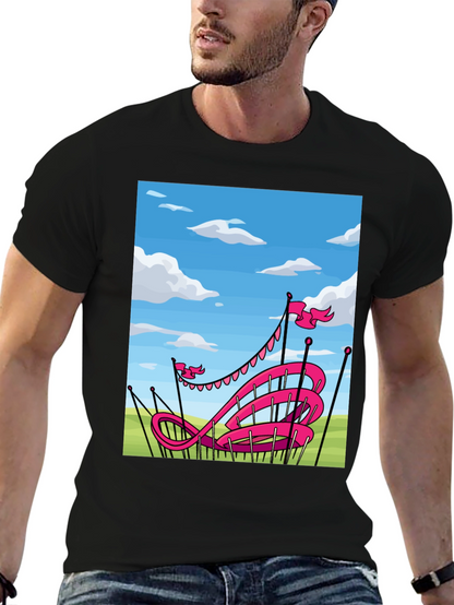 Pink Roller Coaster T-Shirt