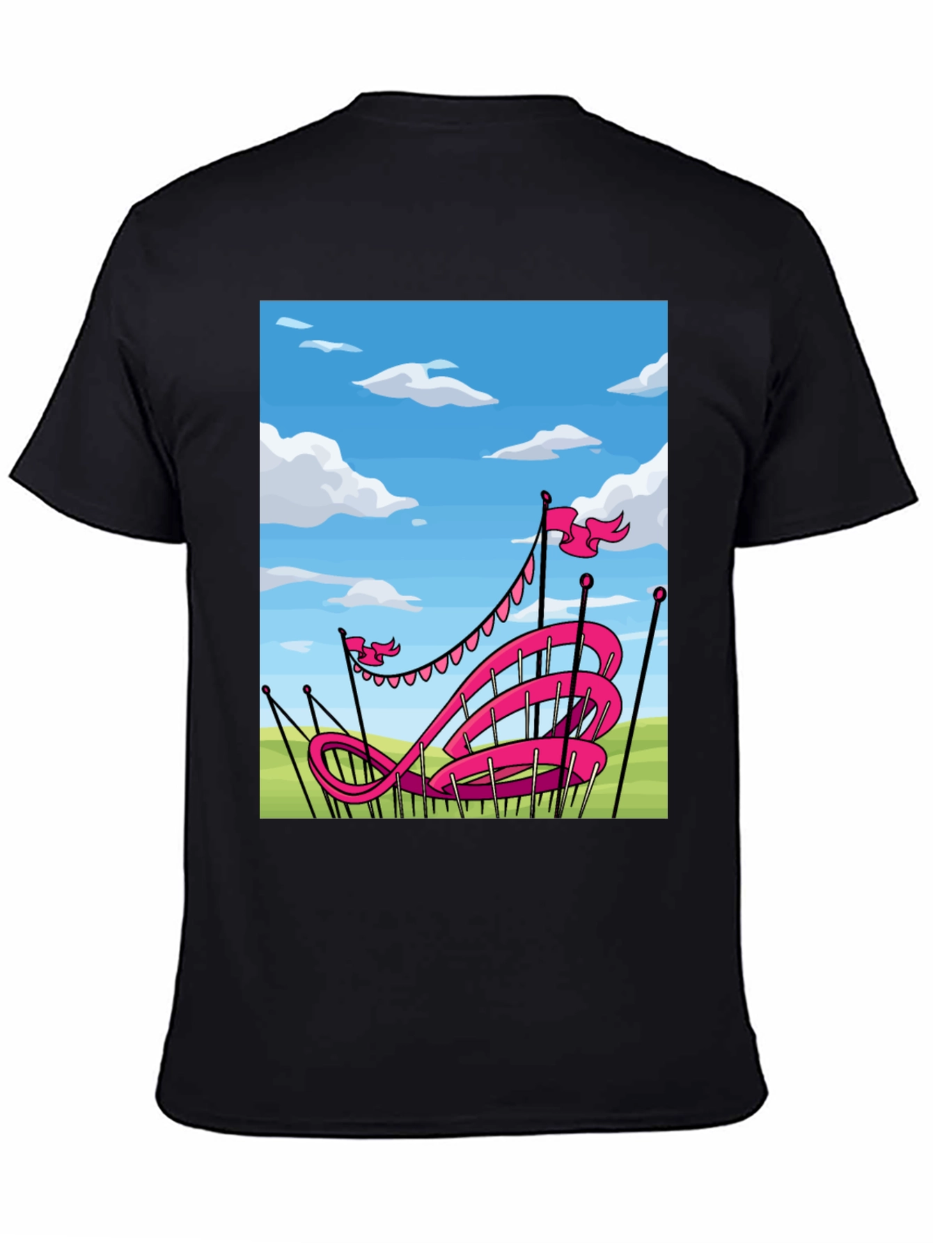 Pink Roller Coaster T-Shirt