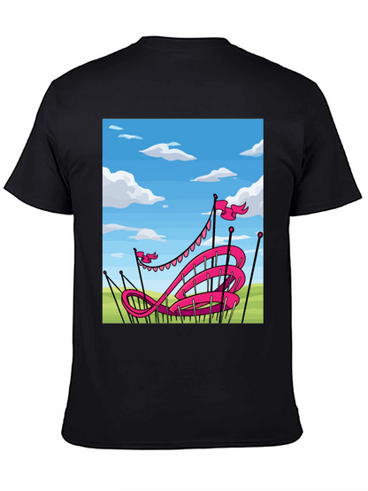 Pink Roller Coaster T-Shirt