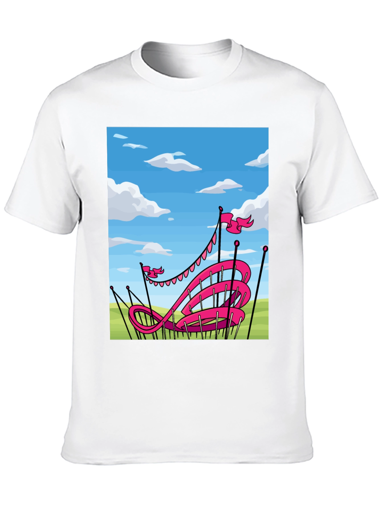 Pink Roller Coaster T-Shirt