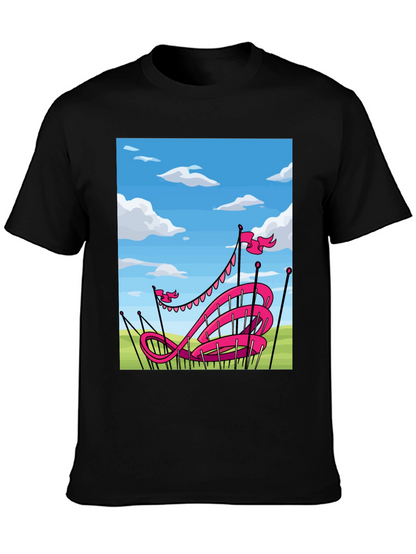 Pink Roller Coaster T-Shirt