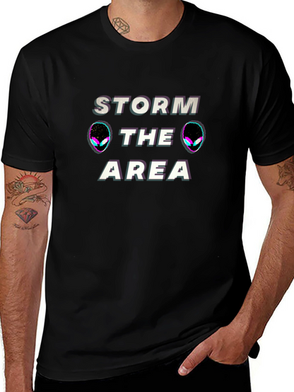 Storm The Area 51 Alien Graphic T-Shirt