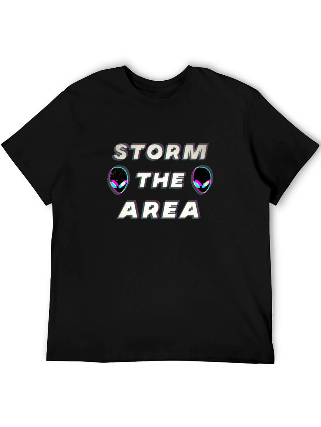 Storm The Area 51 Alien Graphic T-Shirt