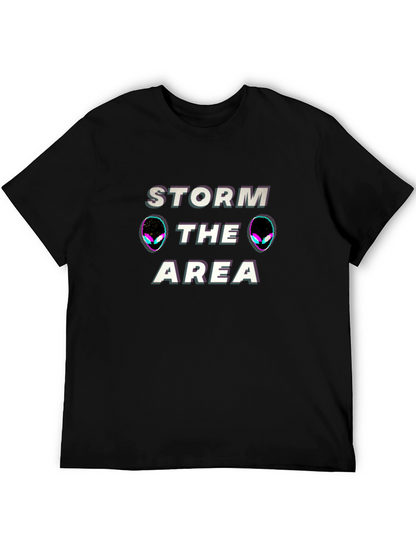 Storm The Area 51 Alien Graphic T-Shirt