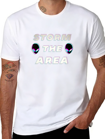 Storm The Area 51 Alien Graphic T-Shirt