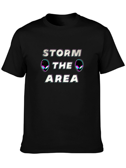 Storm The Area 51 Alien Graphic T-Shirt