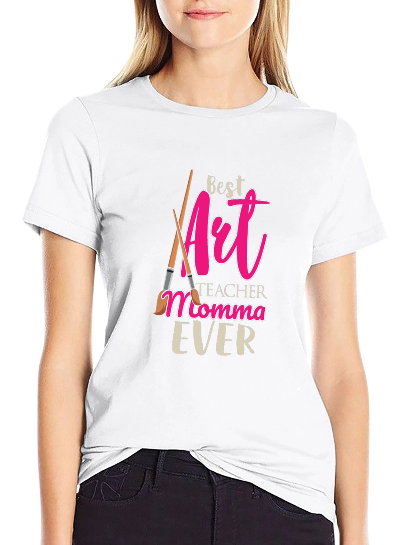 Best Art Teacher Momma Ever T-Shirt