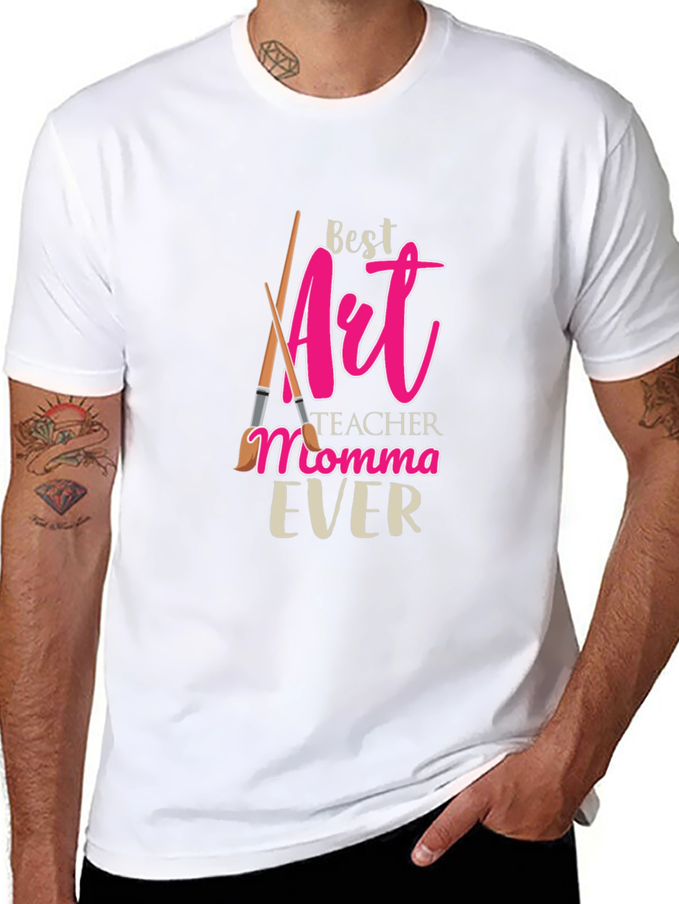 Best Art Teacher Momma Ever T-Shirt