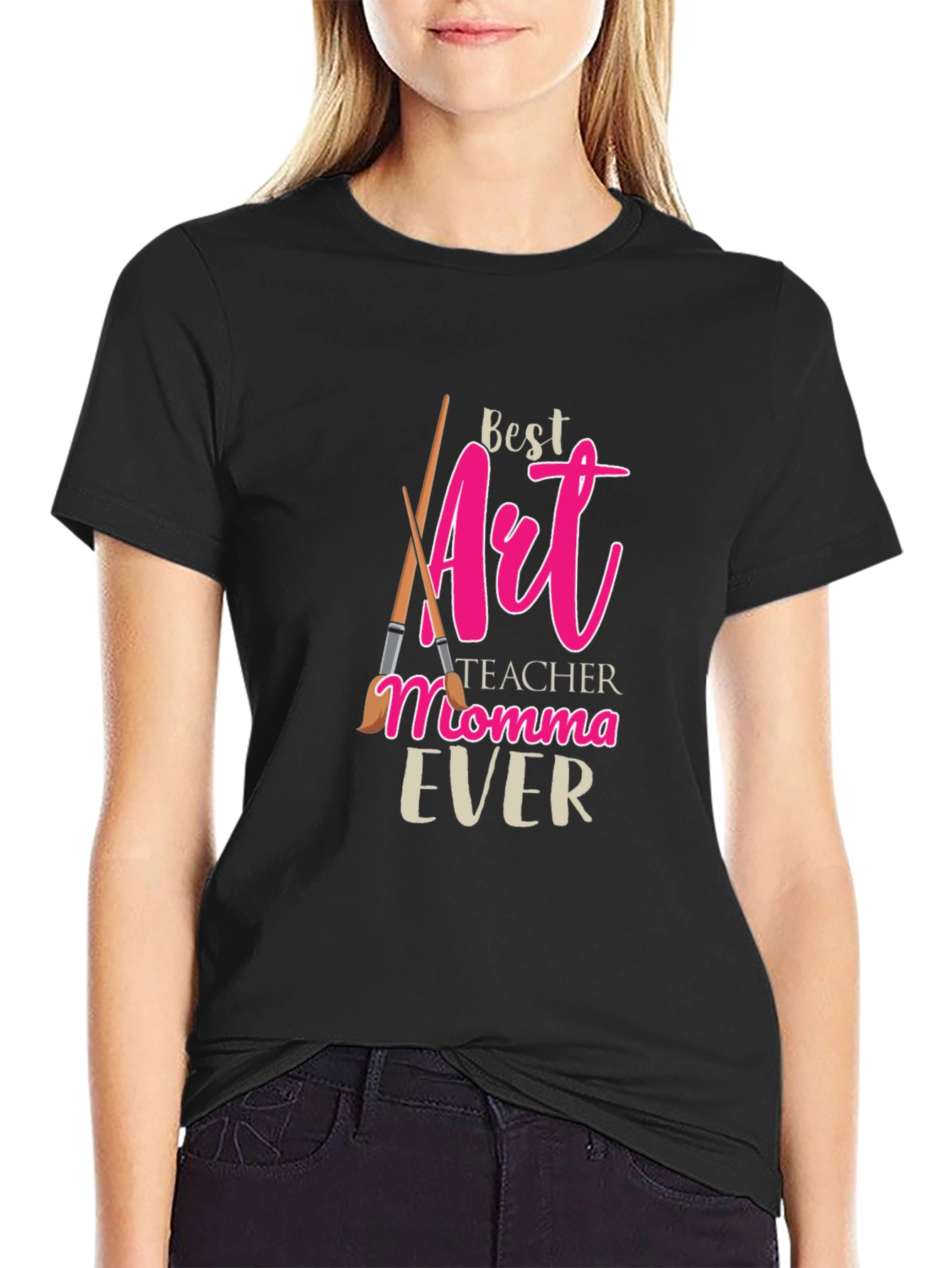 Best Art Teacher Momma Ever T-Shirt