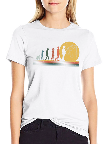 Evolution of Fishing T-Shirt