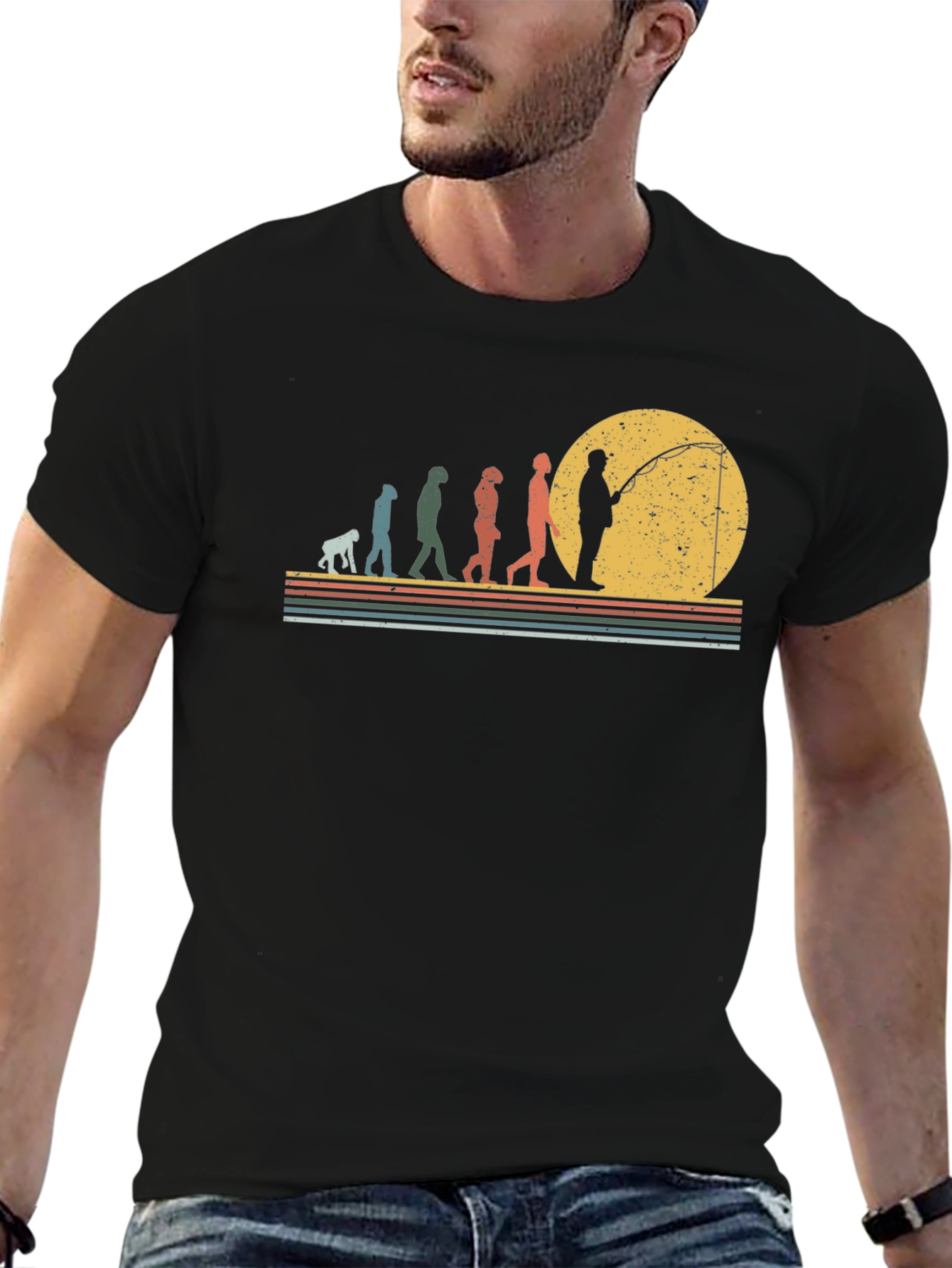 Evolution of Fishing T-Shirt