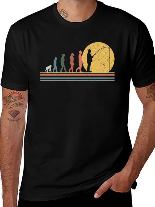 Evolution of Fishing T-Shirt