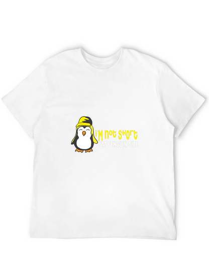 Penguin Size Humor Graphic T-Shirt