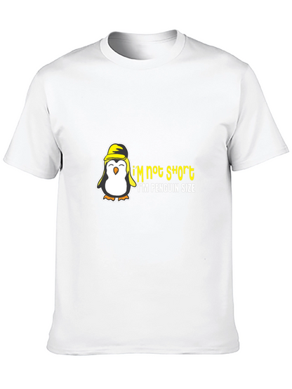 Penguin Size Humor Graphic T-Shirt